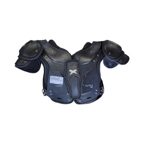 Vist Large View of Product Image Which is Used Xenith FLYTE 2 PADS YOUTH LG FB Shoulder Pads Black LG