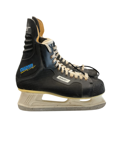 Vist Large View of Product Image Which is Used Bauer CHARGER SZ 12 Senior Hockey Skate Senior 12
