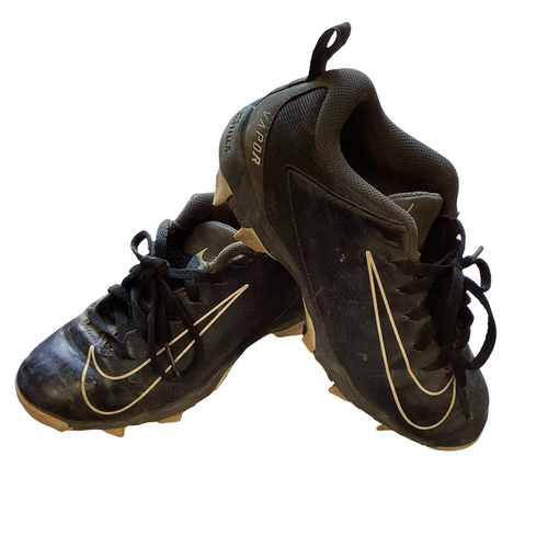 Vist Large View of Product Image Which is Used Nike BASBEALL CLEAT BB/SB Cleats Black Junior 02.5