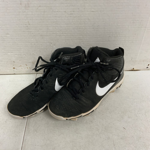 Vist Large View of Product Image Which is Used Nike ALPHA HUARACHE BB/SB Cleats Black Junior 04.5