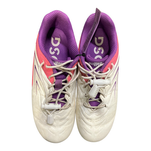 Vist Large View of Product Image Which is Used Soccer Cleats Pink Youth 13.0