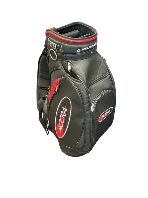 Vist Large View of Product Image Which is Used ACCRA CART BAG Mens Cart Bag Black And Red