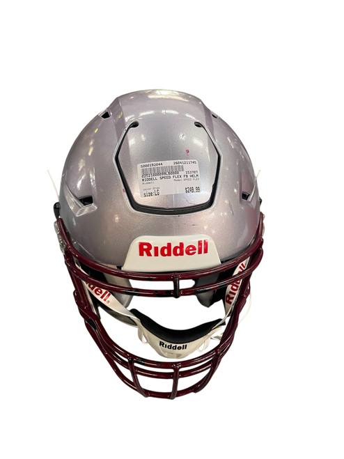 Vist Large View of Product Image Which is Used Riddell SPEED FLEX FB Helmet Grey LG