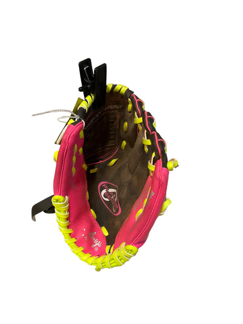 Vist Large View of Product Image Which is Used Rawlings WPL95DSP BB/SB Glove RH Throw Pink 9 1/2"