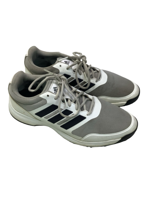 Vist Large View of Product Image Which is Used Adidas Mens Golf Shoes White Senior 11.5
