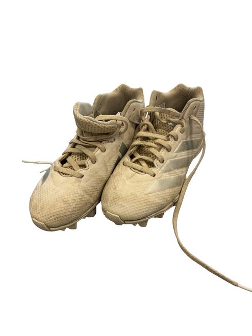Vist Large View of Product Image Which is Used Adidas ADIZERO BB/SB Cleats White Junior 04