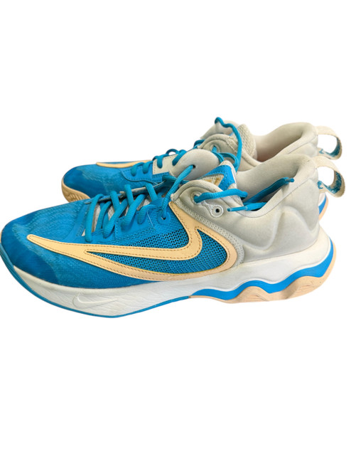 Vist Large View of Product Image Which is Used Nike Basketball Shoes M Royal Blue Senior 9.5