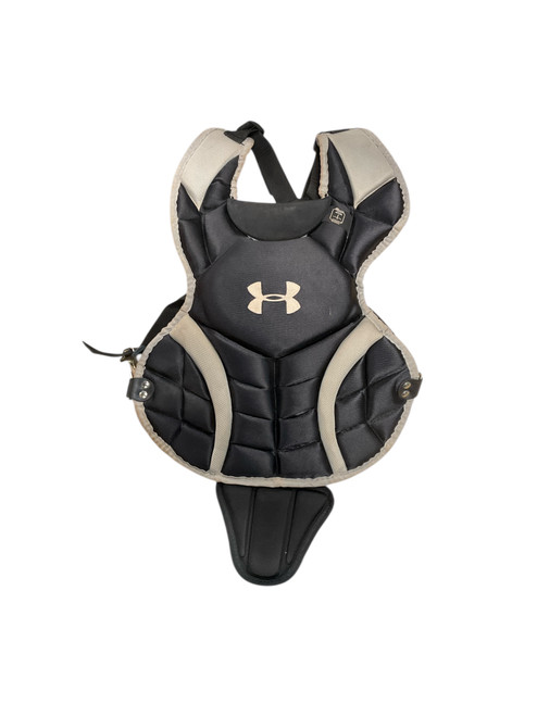 Vist Large View of Product Image Which is Used Under Armour CHEST PROTECTOR Catchers Chest Protector Black Youth