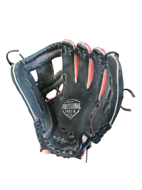 Vist Large View of Product Image Which is Used Easton PY10BR BB/SB Glove RH Throw Black 10"