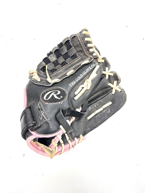 Vist Large View of Product Image Which is Used Rawlings BLBC5 BB/SB Glove RH Throw Black 11 1/2"