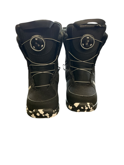 Vist Large View of Product Image Which is Used Burton BOA Boys Snowboard Boots Black Youth 11.0