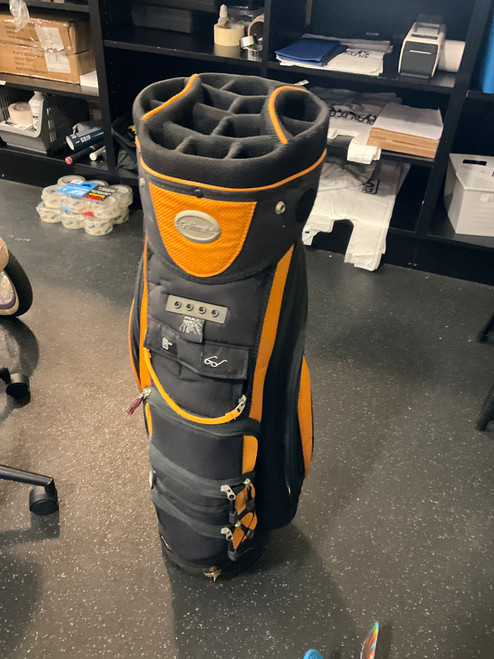 Vist Large View of Product Image Which is Used GOLFMATE BAG Mens Cart Bag Orange