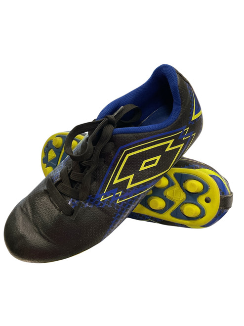 Vist Large View of Product Image Which is Used Lotto Soccer Cleats Black Junior 02.5