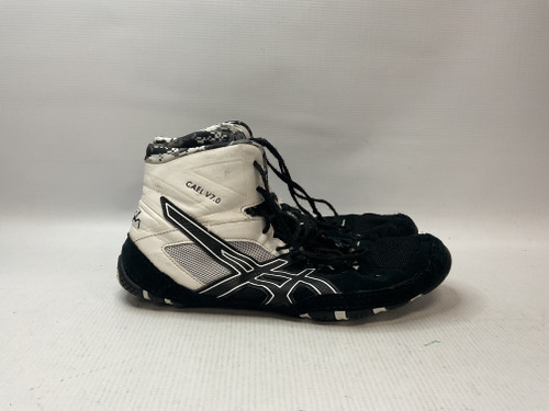 Vist Large View of Product Image Which is Used Asics Wrestling Shoes Black Senior 9