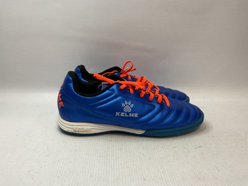 Vist Large View of Product Image Which is Used Soccer Indoor Shoes Navy Blue Senior 7