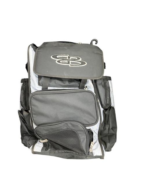 Vist Large View of Product Image Which is Used BoomBah BAT BACK WHEELED BB/SB Player Wheeled Bag Grey