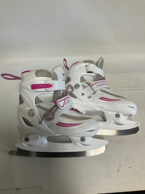 Vist Large View of Product Image Which is Used Lake Placid SUMMIT 10-13 ADJ Youth Hockey Skate Adjustable