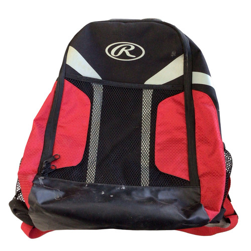 Vist Large View of Product Image Which is Used Rawlings BACKPACK BB/SB Player Backpack Black