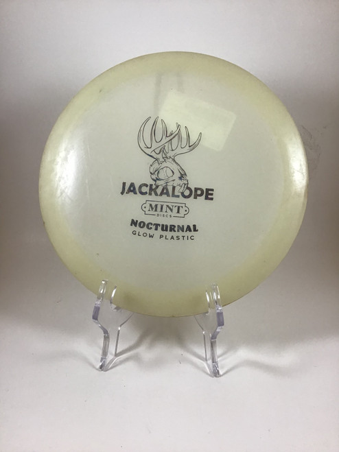 Vist Large View of Product Image Which is Used Mint NOCTURNAL JACKALOPE Disc Golf Driver White 176g