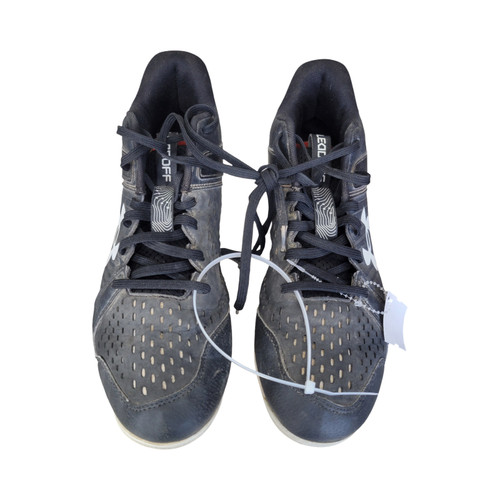 Vist Large View of Product Image Which is Used Under Armour LEADOFF BB CLEATS 8.5 BB/SB Cleats Black Senior 8.5