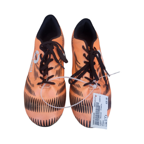 Vist Large View of Product Image Which is Used Leoci Soccer Cleats Orange Senior 7.5