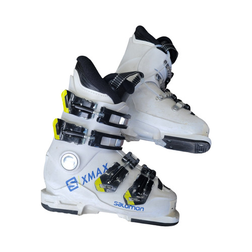 Vist Large View of Product Image Which is Used Salomon XMAX-S BOOTS 18/19MP Boys DH Ski Boot White 185 MP - Y12