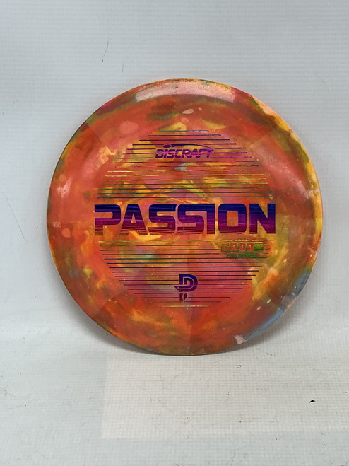 Vist Large View of Product Image Which is Used Discraft PASSION Disc Golf Driver Orange