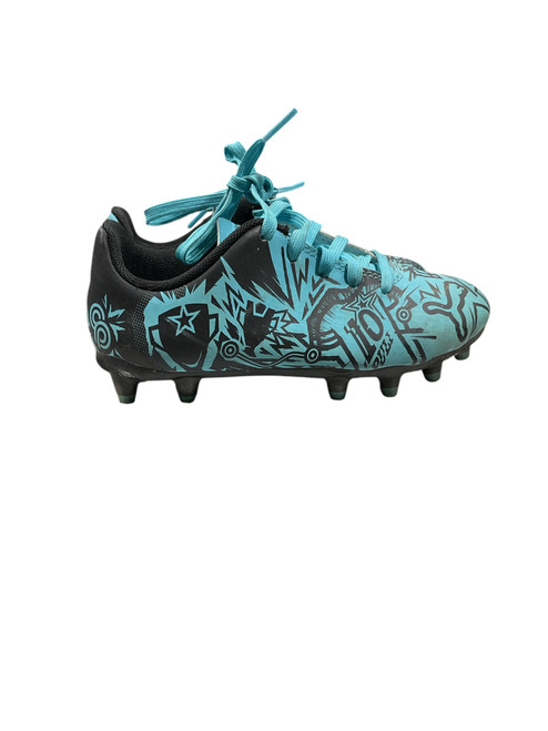 Vist Large View of Product Image Which is Used Puma Soccer Cleats Teal Youth 11.0