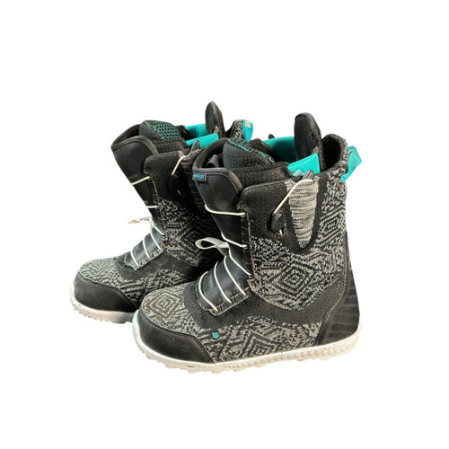 Vist Large View of Product Image Which is Used Burton RITUAL LTD Womens Snowboard Boots Black Senior 7.5
