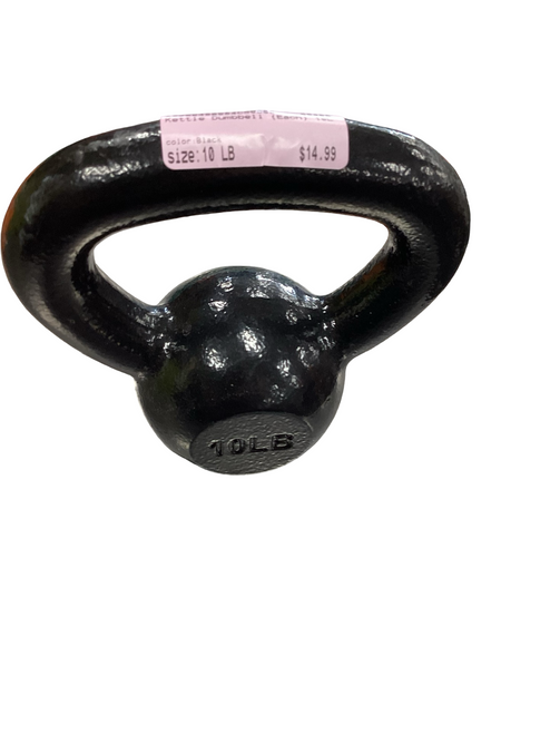 Vist Large View of Product Image Which is Used Kettle Dumbbell (Each) Black 10 lb
