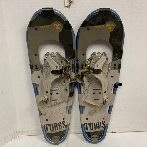 Vist Large View of Product Image Which is Used Tubbs FRONTIER Snowshoes Mens Royal Blue 30"