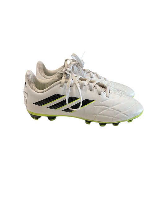 Vist Large View of Product Image Which is Used Adidas COPA SZ 2.5 Soccer Cleats Black And White Junior 02.5