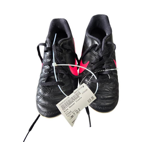 Vist Large View of Product Image Which is Used Nike Soccer Cleats Black Youth 13.0