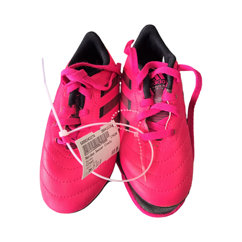 Vist Large View of Product Image Which is Used Adidas Soccer Cleats Pink Youth 11.0