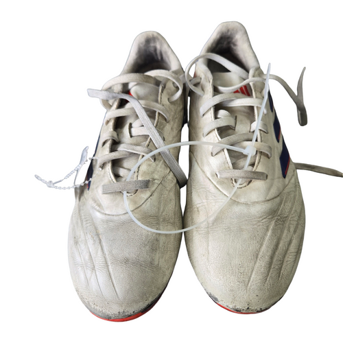 Vist Large View of Product Image Which is Used Adidas Soccer Cleats White Junior 05