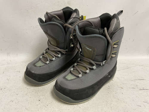 Vist Large View of Product Image Which is Used K2 LUNA Womens Snowboard Boots Grey Senior 8.5