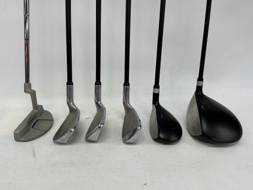 Vist Large View of Product Image Which is Used Top Flite JUNIOR FLEX Jr Package Set LH Black And Neon Green 8 Piece