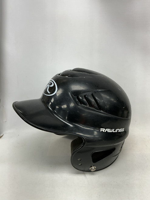 Vist Large View of Product Image Which is Used Rawlings CFTBH-R1 Batting Helmet No Mask Black MD
