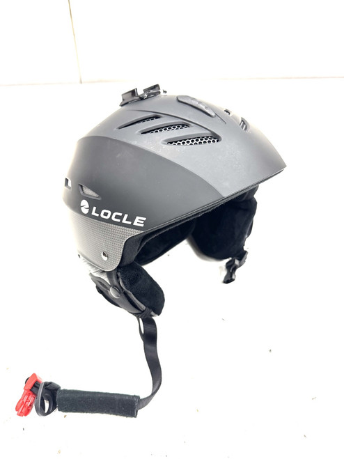 Vist Large View of Product Image Which is Used LOCLE Snowsport Helmet Adult Black MD