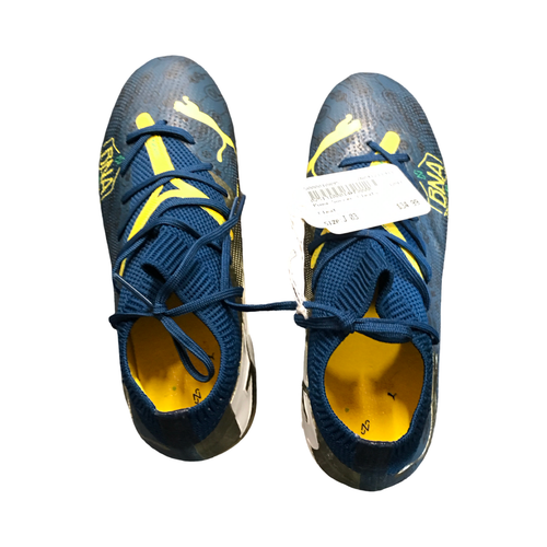 Vist Large View of Product Image Which is Used Puma Soccer Cleats Royal Blue Junior 03