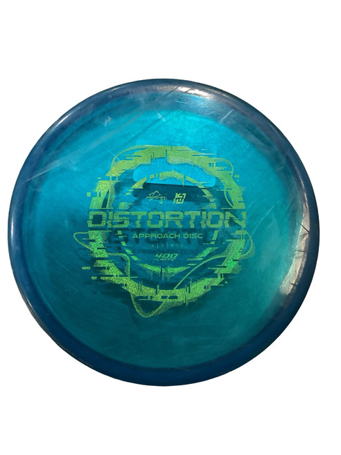 Vist Large View of Product Image Which is Used Prodigy 400 DISTORTION Disc Golf Putter Navy Blue
