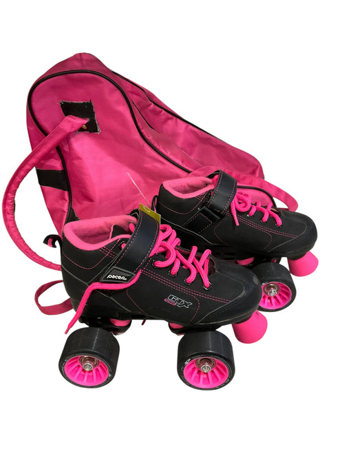 Vist Large View of Product Image Which is Used PACER 2 Child Roller Quad Skates Black Adjustable