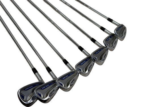 Vist Large View of Product Image Which is Used Mizuno MX-200 Mens Iron Set LH 4I-PW w/ KBS $-Taper 130 Shafts - Standard