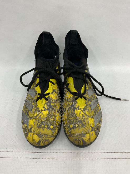 Vist Large View of Product Image Which is Used Adidas Soccer Cleats Yellow Youth 10.0