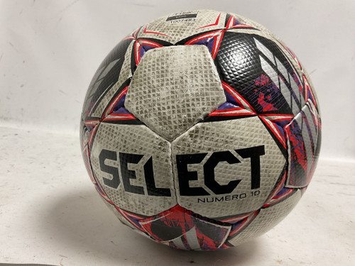 Vist Large View of Product Image Which is Used Select NUMERO 10 Size 5 Soccer Ball Black And White