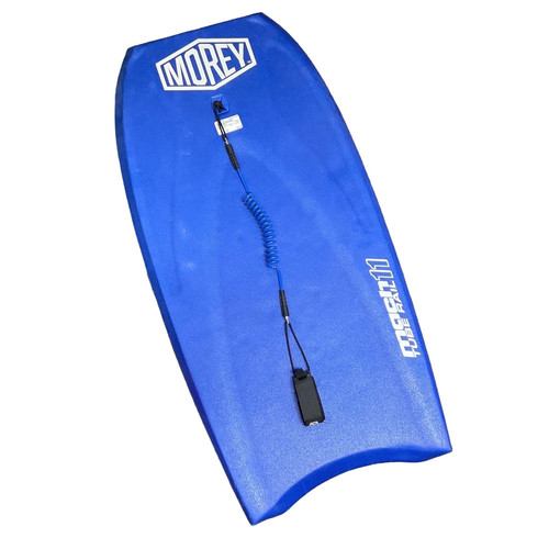 Vist Large View of Product Image Which is Used Morey Boogie MACH 11 TUBE RAIL Body Board Navy Blue 43"