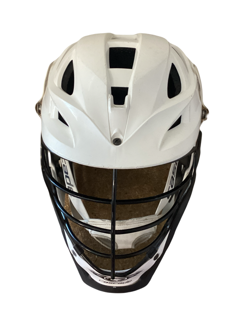 Vist Large View of Product Image Which is Used Cascade S Lacrosse Helmet White One Size