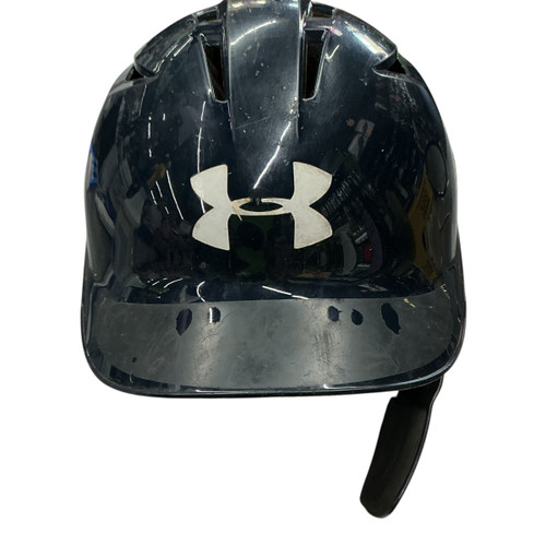 Vist Large View of Product Image Which is Used Under Armour UABH2-100 Batting Helmet w/Mask Navy Blue One Size
