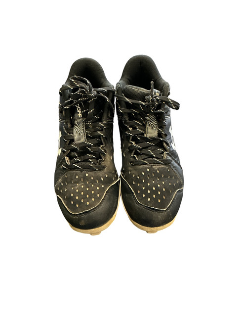 Vist Large View of Product Image Which is Used Under Armour BASEBALL CLEAT BB/SB Cleats Black Junior 02