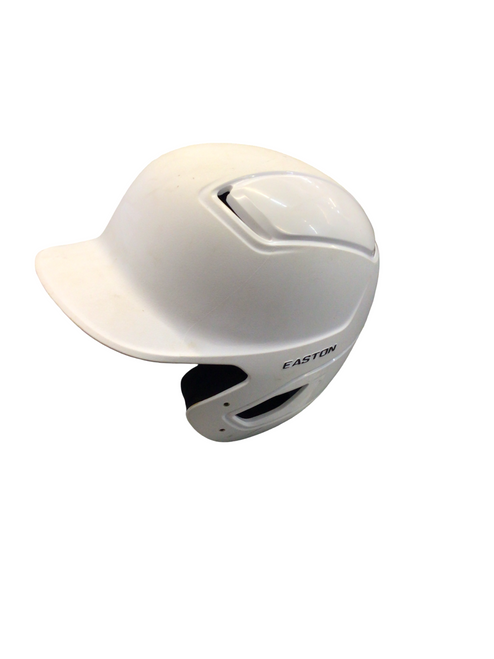 Vist Large View of Product Image Which is Used Easton HELMET Batting Helmet No Mask White MD